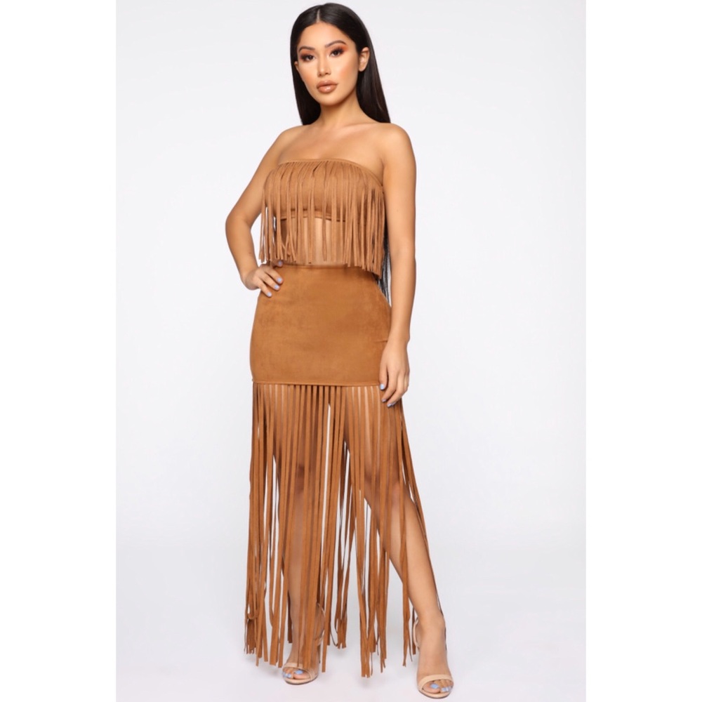 Fringe Feels Skirt Set